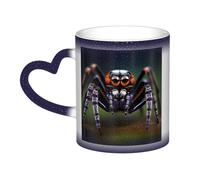Tropical rainforest spiders Blue It is a color-changing mug, black for cold and white for hot, and more durable after hand washing.pajamas for women short sleeve,pajama tops for women short sleeve,