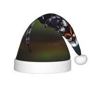 Tropical rainforest spiders Christmas Hat - Classic Santa Xmas & New Year Party Headwear - Perfect for Holiday Celebrations, Halloween