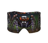 Tropical Rainforest Spiders Double-Sided Printed Eye mask, Soft and Light-Blocking, Suitable for Travel and Home