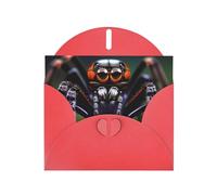 Tropical rainforest spiders Greeting card, blank interior, suitable for occasions such as Valentine's Day and wedding anniversaries.