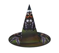 Tropical rainforest spiders Halloween Witch Hat 2 PCS Comfortable And Durable Suitable For Party Role Play And Carnival
