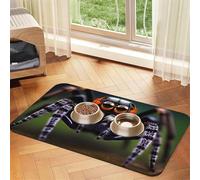 Tropical rainforest spiders Pet Absorbent Leather Placemat 40x60cm Beautiful Design Cat and Dog Bowl Mat Portable Storage