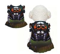 Tropical rainforest spiders S Pet Apparel for Small Dogs-Cute Summer Outfit for Puppy, Soft Breathable Pet Clothes for Cat