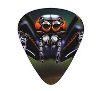 Tropical rainforest spiders Stylish and durable guitar picks, three types of thin, medium and heavy guitar picks (12 pieces), suitable for guitar, bass, electric guitar, ukulele,