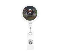 Tropical Rainforest Spiders The Plastic Retractable Badge Holder is Made of ABS Material and The Rope is Nylon