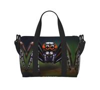 Tropical Rainforest Spiders Travel Duffle Bag-Lightweight Carry On Weekender for Men Women, Waterproof Overnight Bag for Gym Weekend Trips