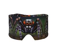 Tropical Rainforest Spiders Unisex Side Sleeping Headband, Sleeping Eye Mask and Ear Muffs, (26.8 * 4.3 inches), Indoor and Outdoor Travel Yoga Adjustable Comfort Eye and Ear Muffs,