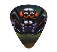 Tropical Rainforest Spidersguitar Plectrums 12 Piece Set, 3 Thicknesses For Acoustic Guitar, Bass Guitar, &Electric Guitar And More.