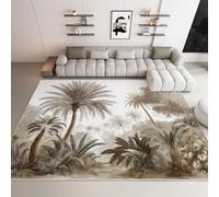 Tropical rainforest vintage jungle Rug - Modern Low Pile Area Rugs Living room Bedroom Dining Room Kitchen Soft Low Pile Pet-Friendly Easy to Clean 80 x 150 cm