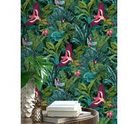 Tropical Rainforest Wallpaper Wall Paper Roll Birds for Living Room Bedroom