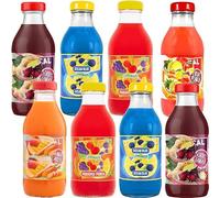 Tropical Random 6 Mixed Sorrel + Ginger, Lemonade Paradiise Punch, Lemonade Ocean Blue, Exotiic Carrot, Fruit Punch & Sours Cheeky Cherry Soft Drink 300ml - Trl Vib (Random Mised 06 Bottel)
