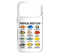 Tropical Reef Fish Types Chart, Marine Fish Species Case for iPhone 17 Pro