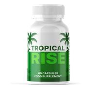 Tropical Rise Supports Male Vitality & Performance - Enhancement Capsules for Advanced Male Performance/All Natural 60 Capsules/Supplement Heaven