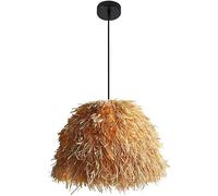 Tropical Romantic Coast Beach Unique Bird's nest Chandelier lamp Personalized Country Chandelier lampshade Creative Grass Bedroom Ceiling lamp