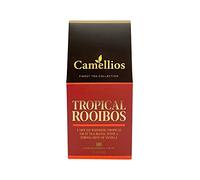Tropical Rooibos Tea, Pyramid Tea Bags, Herbal Tea, Caffeine Free, Camellios (15 Tea Bags, 1 Pack)