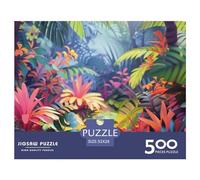 Tropical Scenery for Adults 500 Pieces Thickened Wooden Educational Puzzle Educational Game Intellectual Game Home Decor Stress Relief Educational Toy 500 Pieces (20.5 x 15 inch)