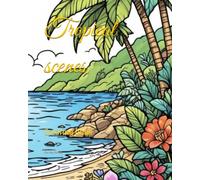Tropical scenes: Coloring book