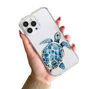 Tropical Sea Turtle Silicone Y2K Clear TPU Custom Compatible With iPhone 11 12 13 14 15 16 16E 17 XR X SE 7 8 Air Pro Max Plus Mini S22 S23 S25 S26 Impact Case Personalised Name Cover