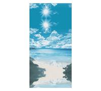 Tropical Seascape Beach Towels Extra Large, Quick Dry Absorbent Multipurpose, Oversized Beach Towel, Sand Free Foldable Lightweight, Travel Towel, For Beach Pool Camping Travel Vacation, 63x31.5 in