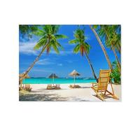 Tropical seashore resort scenery，Jigsaw Puzzles for Adults 1000, Puzzles for Adults, Challenging Puzzles, Puzzle Game for The Whole for Women, Gifts for Men（75x50cm）-N73