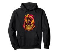Tropical Showgirl Pirate Paradise Adventure Pullover Hoodie