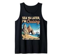 Tropical Summer Mexican Mexico I'm Cruising Cabo San Lucas Tank Top