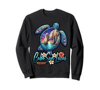 Tropical Summer Mexican Mexico Turtle Cabo San Lucas Sweatshirt