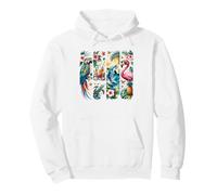 Tropical Summer Paradise Exotic Animals Vacation Pullover Hoodie