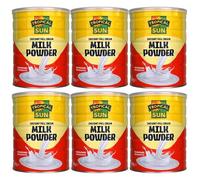 Tropical Sun 6 x 900g Instant Full Fat Cream Milk Powder With Welari Thank You Card Tea Coffee Whitener Soup Gravy Sauce Stew Vitamin Thickener Dessert Baking (5400g) (6pack)