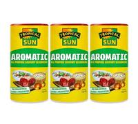 Tropical Sun Aromatic All Purpose Savoury Seasoning 90g Pack of 3 Mixed Spice Marinade Powder Meat Veg Salad Dresseing with Welari Thank You Card | (3pack) (270g)