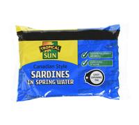 Tropical Sun Canadian Style Sardines in Spring Water (Pack of 12)