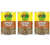 Tropical Sun Canned Gungo Peas 400g - (Pack of 3)