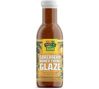 Tropical Sun Caribbean Honey Thyme Glaze - Sweet & Aromatic Glaze with Fresh Herbs & Spices, Perfect for Roasts & Root Vegetables, 355g