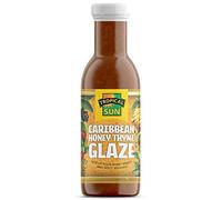 Tropical Sun Caribbean Honey Thyme Glaze - Sweet & Aromatic Glaze with Fresh Herbs & Spices, Perfect for Roasts & Root Vegetables, 355g