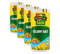 Tropical Sun Celery Salt - 100g - Seasoning for Soups, Salads, Stews andDressings (Pack of 4)