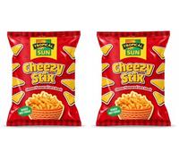Tropical Sun Cheezy Stix, 45g - Crunchy & Flavorful Snack, Gluten-Free, Non-GMO, Vegan-Friendly, Ideal for On-the-Go, Perfect for Parties & Snacking (Pack of 2)