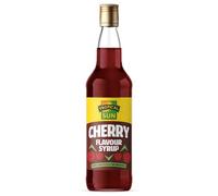 Tropical Sun Cherry Flavoured Syrup 700ml, Premium, Natural Fruit Content Syrup, Perfect for Milkshakes & Cocktails, Vegan, Pack of 1