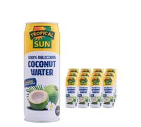 Tropical Sun Coconut Water Drink Can Multipack, 12 x 520 ml