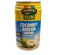 Tropical Sun Coconut Water with bits 330 ml (pack of 12)