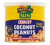Tropical Sun Crunchy Coconut Peanuts, 165 g, Pack of 12