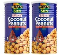 Tropical Sun Crunchy Coconut Peanuts, 330g, Pack of 2