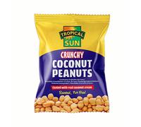 Tropical Sun Crunchy Coconut Peanuts (clip strip) 50g