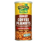 Tropical Sun Crunchy Coffee Peanuts 330g | Roasted Not Fried Coffee-Flavoured Peanuts | Smooth Crunchy Shell | Halal Snack Suitable for Vegetarians, Great for Breaks, Parties & Movie Nights