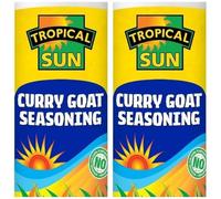 Tropical Sun Curry Goat Seasoning, Caribbean Spice Blend, 2-Pack