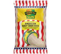 Tropical Sun Easy Cook Rice 2 kg (Pack of 6), Premium Long Grain Rice for Fluffy Results, Quick-Cooking & Versatile for Curries, Stir-Fries, Meal Prep & Everyday Family Cooking