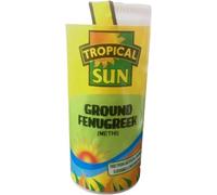 Tropical Sun Ground Fenugreek (Methi Powder) - Aromatic Spice for Curries, Pickles & Spice Mixes, Adds Bitter Earthy Notes to Cooking, 100g Jar