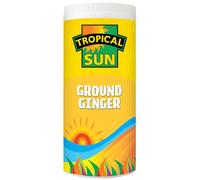 Tropical Sun Ground Ginger - Finely Milled Ginger Spice for Sweet & Savoury Dishes, Adds Warm Flavour to Curries, Baking & Teas, 80g Jar