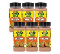 Tropical Sun Hot & Spicy Chicken Fry Mix 300g x 6 - Fiery Coating Mix, Gourmet Seasoning for Wings, Nuggets, Paultry Meat Snack Cooking with Welari Thank You Card | (6 Pack)