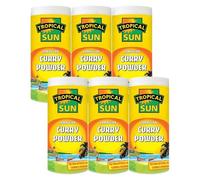 Tropical Sun Jamaican Curry Powder 100g x 6 - Authentic Caribbean Blend, Rich Flavour, Spice Mix for Meat, Vegetables, Rice, Marinades with Welari Thank You Card | (6 Pack)