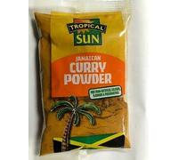 Tropical Sun Jamaican Curry Powder - Caribbean Spice Blend for Meat, Fish andVeg, Bold Flavour - All-Purpose Seasoning, Free from Artificial Additives - 100g Pouch
